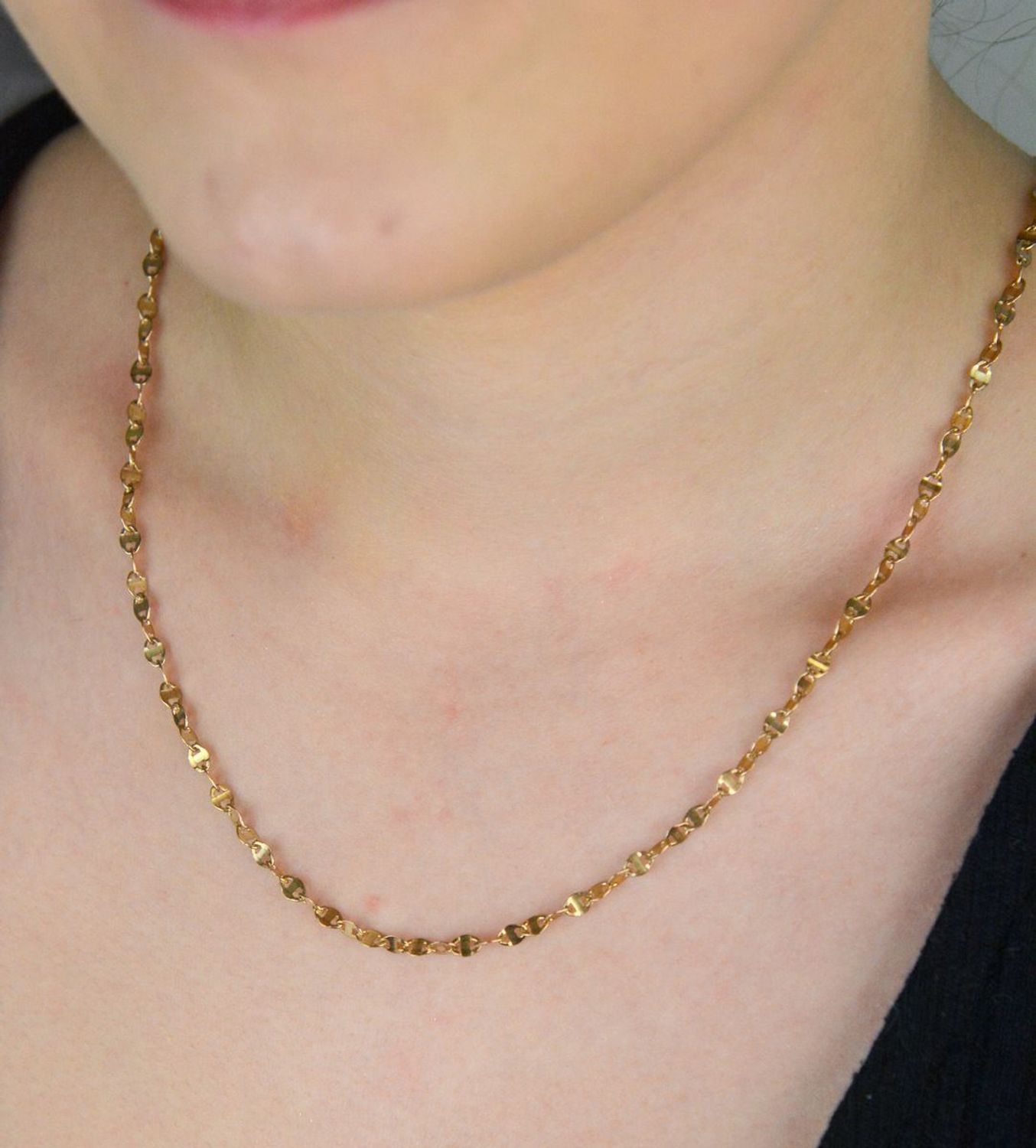 Złoty łańcuszek 333 o szerokości 3 mm DIA-LAN-3160-333 3mm (1).jpg